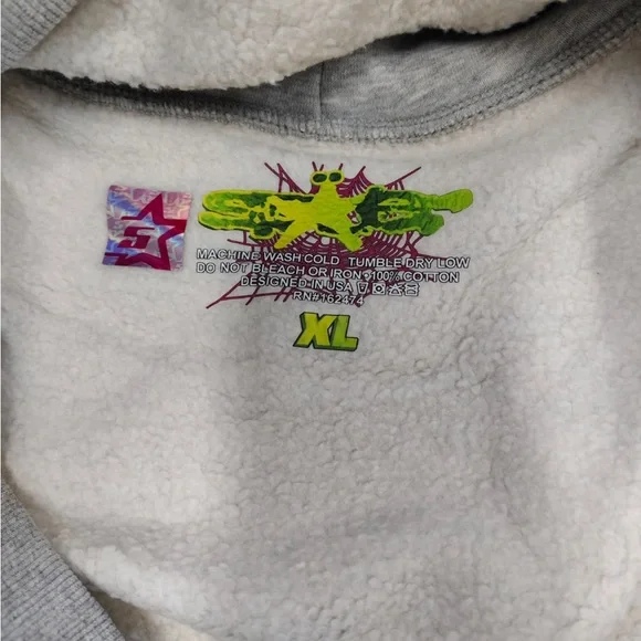 Gray Star Hoodie for Men